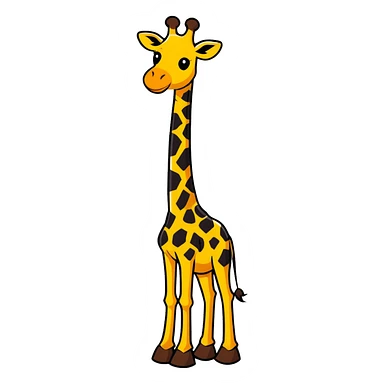 giraffe sticker