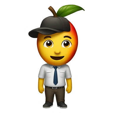 A mango man sticker