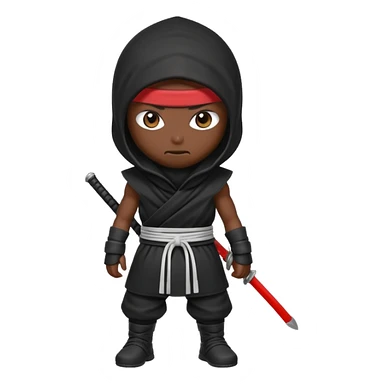 Ninja emoji Rick owens  sticker