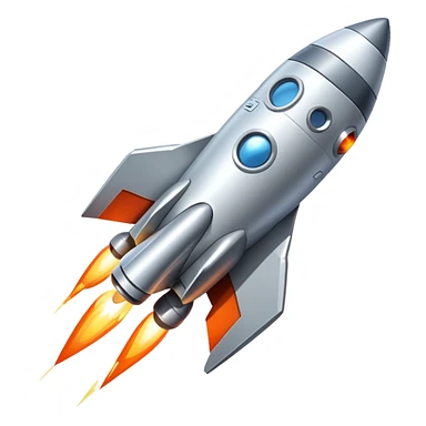 rocket ship sticker