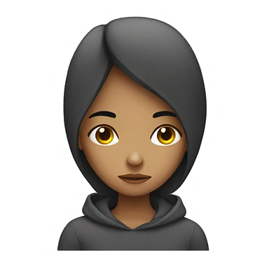 a depressed girl sticker