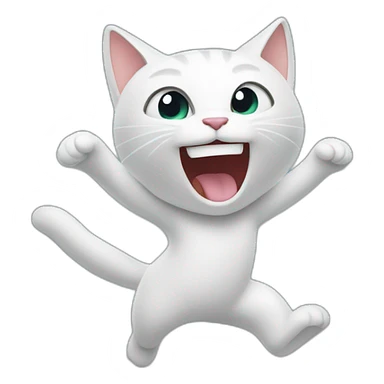 Un chat qui danse sticker