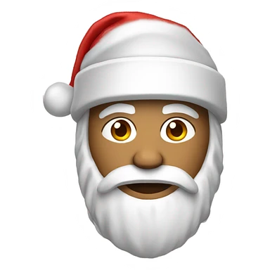 spartan male wearing santa hat sticker