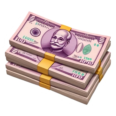 Indian rupees sticker