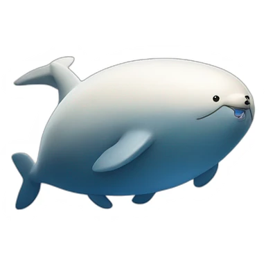 un ours sur une baleine sticker