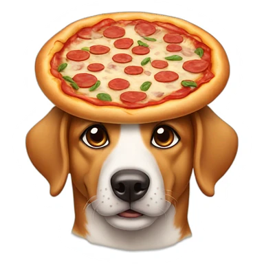 pizza dog sticker