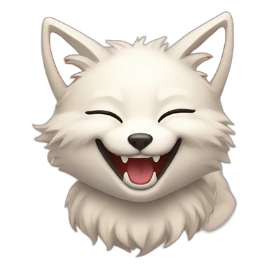 happy Kitsune  sticker