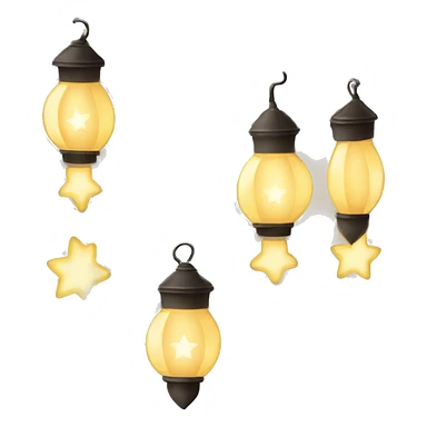 Ramadan lights  sticker