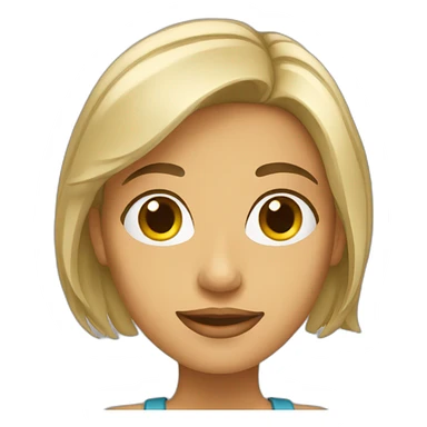 Femme contente sticker