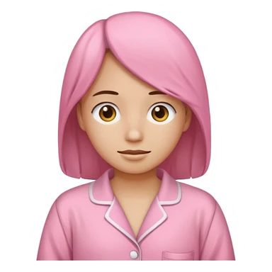 A pink pyjama sticker