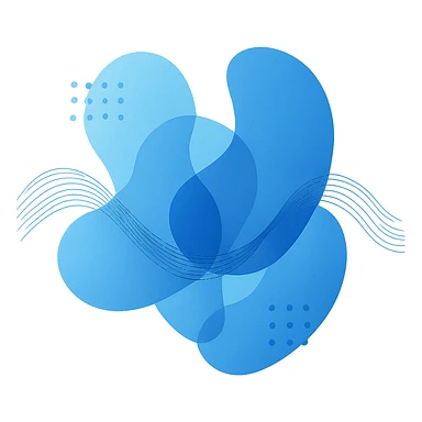 blue theme, abstract, no background sticker