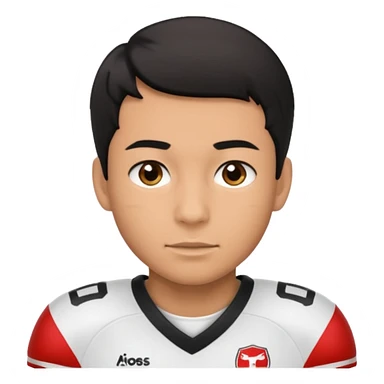 A queer football player sticker