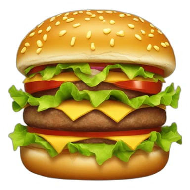 Hamburguer monstruoso sticker