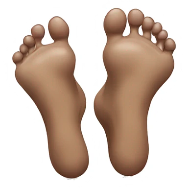 foot with eyes and legs sticker
