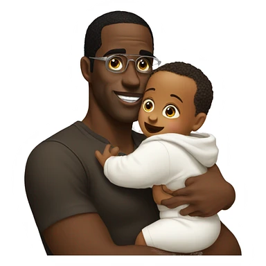 Diddy with baby sticker