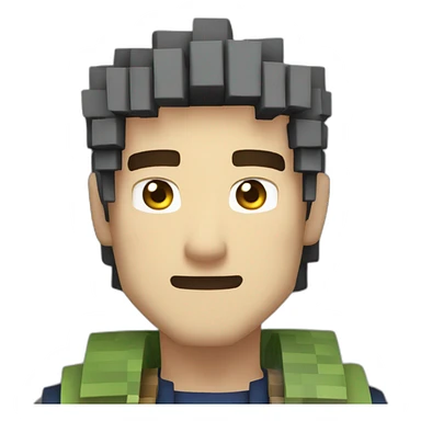 Steeve-mincraft-tchec-naruto sticker