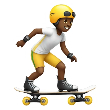 Roller inline skating  sticker