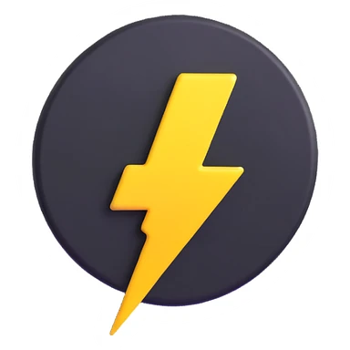 instant upgrade button with lightning bolt sticker