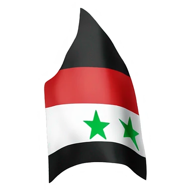 Syrian flag sticker