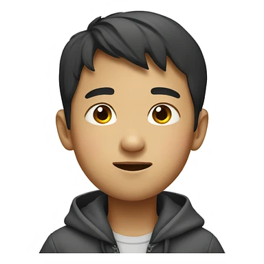 chinese boy  sticker