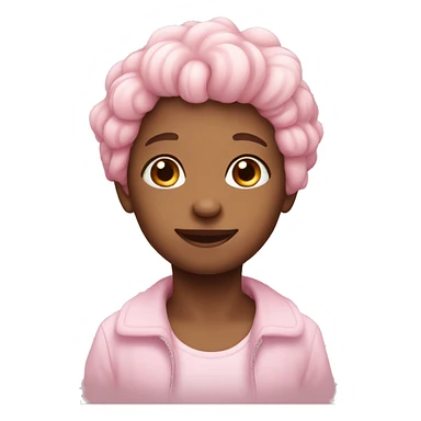 Light pink cute creatures sticker