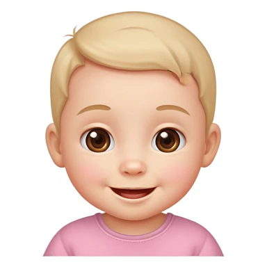 A cute little baby sticker