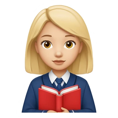 دختری که در مدرسه است sticker