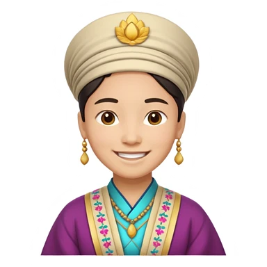 white and asian culture sticker