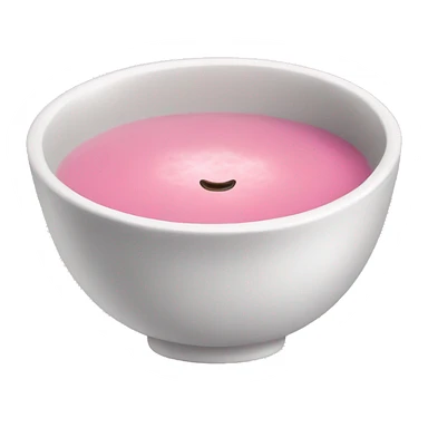 Pink soup sticker