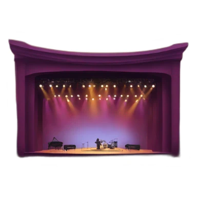 concert stage sticker