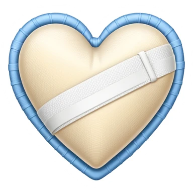 Bandage heart sticker