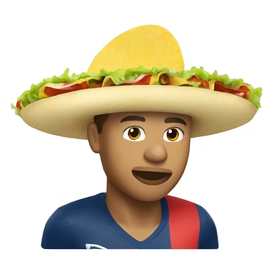 Mbappé mange tacos sticker