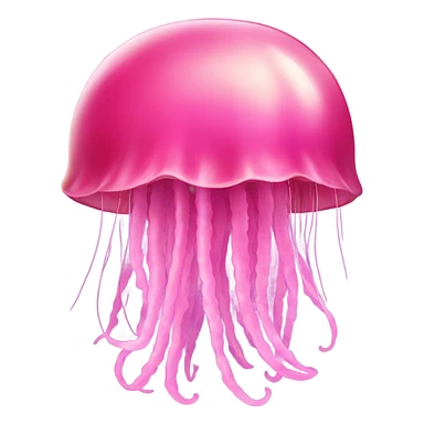 pink jellyfish sticker