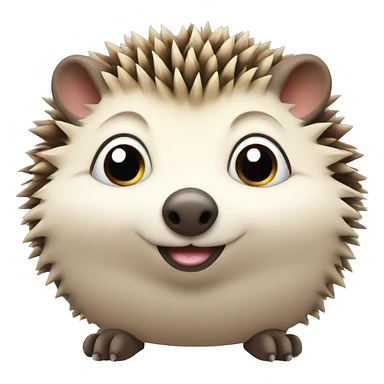 cute fat hedgehog  sticker