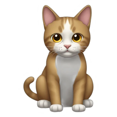 Gato enojado  sticker