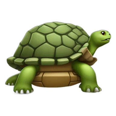 turtle with cannon as body and the head is the cannonball sticker