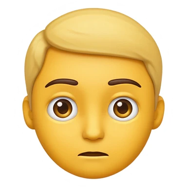 emoji подозрительно смотрит вбок  поднимая брови sticker