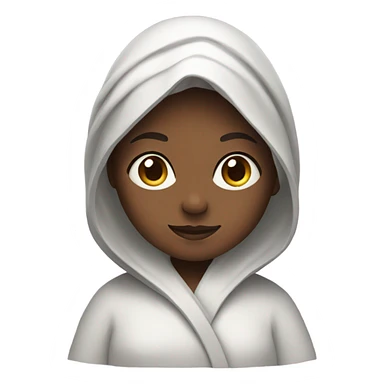 A girl in a robe  sticker