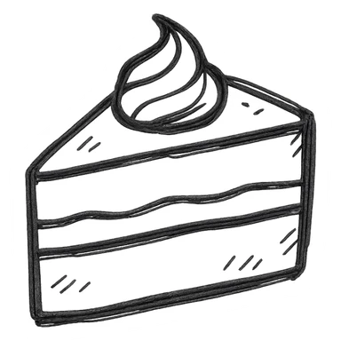 slice of cake sticker