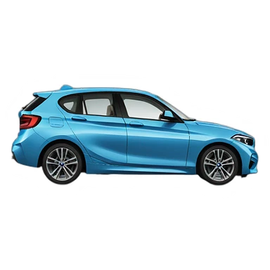 bmw 220i 2022 blue sticker