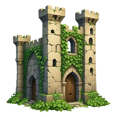 ruined castle sticker