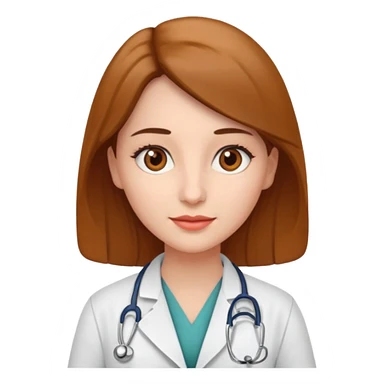 doctor woamn,brow eyes, cardiologist, classic sticker