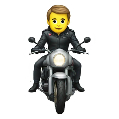 macron en moto sticker