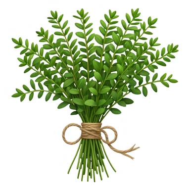 thyme herb bouquet sticker