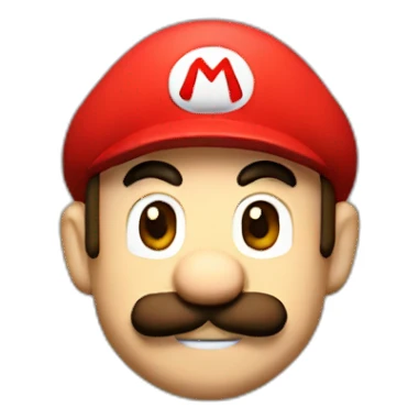 mario head sticker