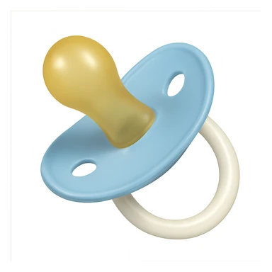 classic baby accessory pacifier sticker