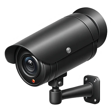 CCTV Camera pointing north sticker