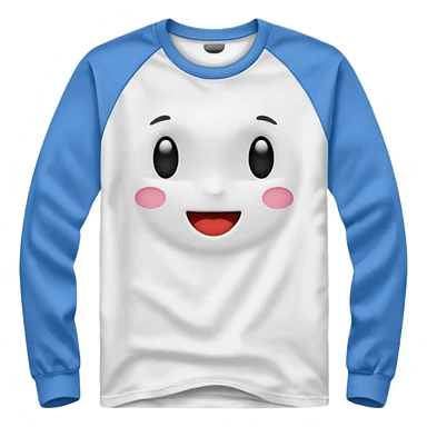long sleeve t-shirt without smiley face sticker