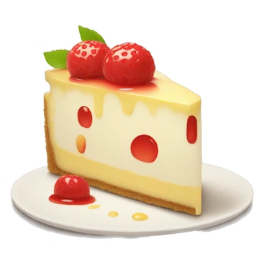 Japanese cheesecake emoji sticker