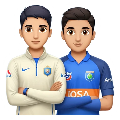 Shubman gillan and Ishan kishan  sticker